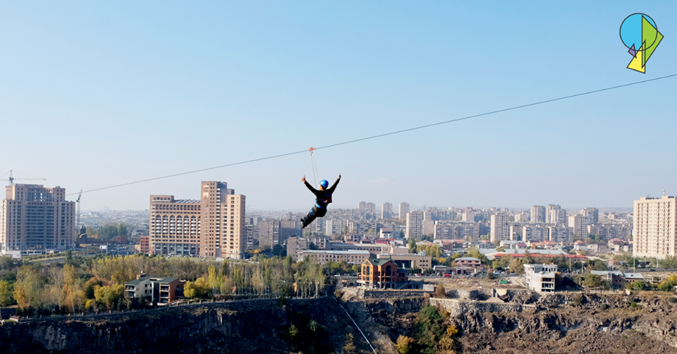 Yerevan Zipline Airlines, fun, extreme