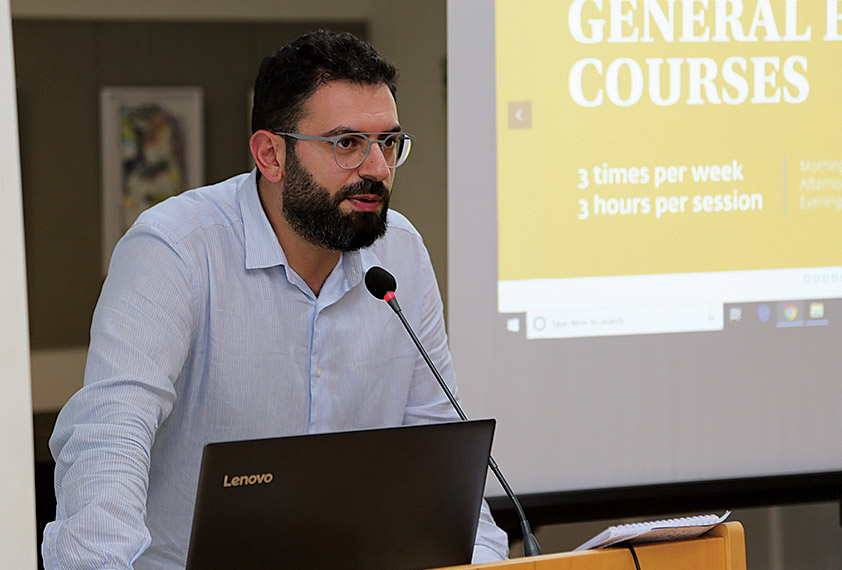 Sergey Tantushyan, the Director of  AUA Extension Programs