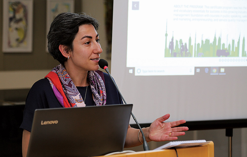 Talar Kazanjian, the Executive Director of AGBU