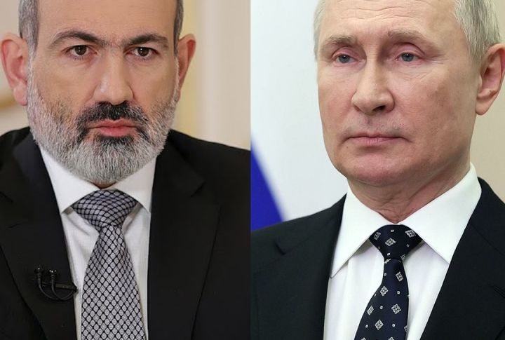 Пресс-служба Кремля: лидеры Армении и России обсудили нагорно-карабахский конфликт