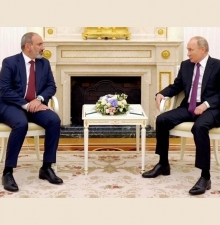 Пашинян и Путин обсудили дальнейшее развитие союзничества Армении и России