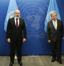 Пашинян обсудил с Гутерришем ситуацию на армяно-азербайджанской границе