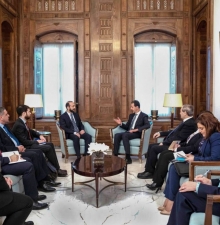 Мирзоян провел встречу с президентом Сирии Башаром Асадом