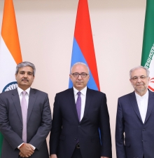 Первая трехсторонняя встреча представителей Армении, Ирана и Индии прошла в Ереване