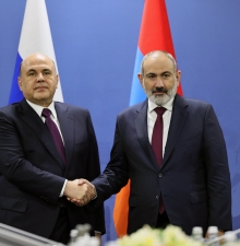 Никол Пашинян встретился с председателем правительства РФ Мишустиным в Сочи