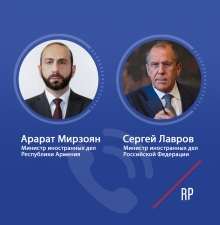 Арарат Мирзоян провел телефонный разговор с Сергеем Лавровым перед заседанием СБ ООН