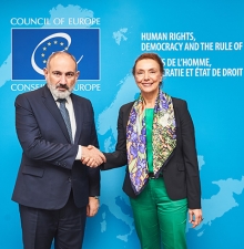 Премьер-министр Армении встретился с генеральным секретарем Совета Европы