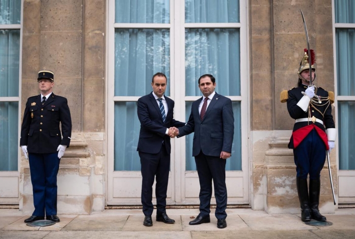 Armenian, French defense ministers discuss border tensions with Azerbaijan
