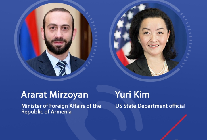 Armenian Foreign Minister, US State Department official discuss Artsakh situation
