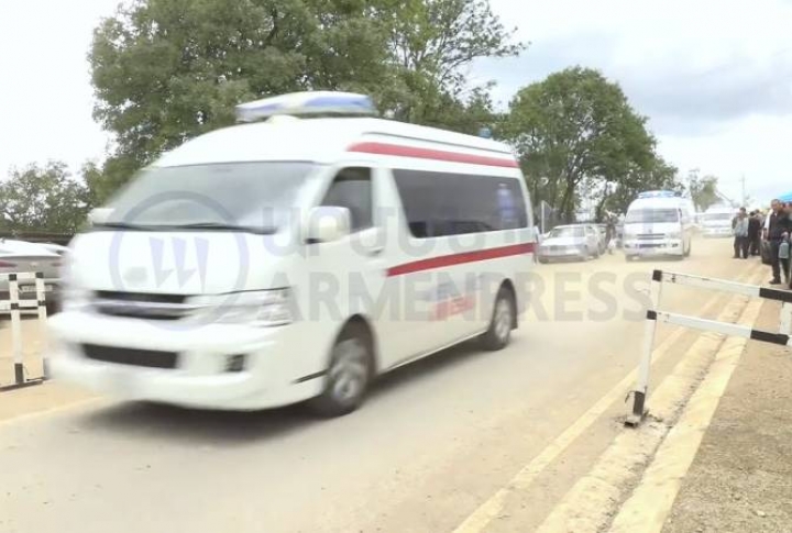 Armenia sends ambulances, choppers to medevac injured in fuel depot blast in Artsakh