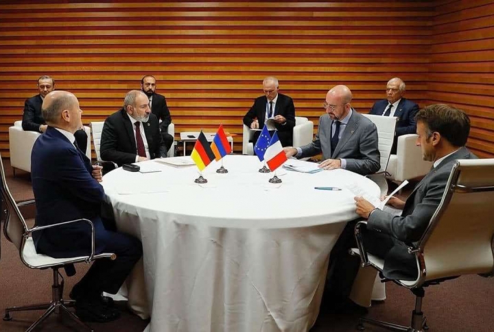 Leaders of Armenia, France, Germany and European Council adopt statement on Nagorno-Karabakh