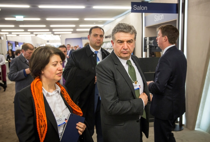 Prime Minister Karapetyan highlighted Armenia’s reforms agenda in World Economic Forum